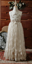 "Menya" creamy boho lace dress