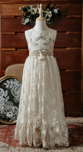 "Menya" creamy boho lace dress