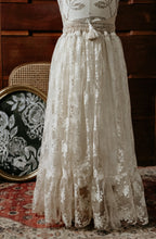"Menya" creamy boho lace dress
