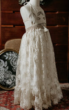 "Menya" creamy boho lace dress