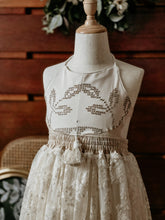 "Menya" creamy boho lace dress