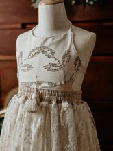 "Menya" creamy boho lace dress