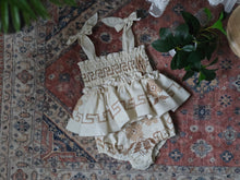 "Aurora" vintage linen cross stitch set