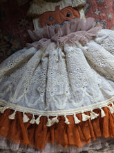 Cream and orange pumpkin dress ✨️RTS✨️