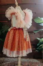Flutter sleeve pumpkin dress ✨️RTS✨️