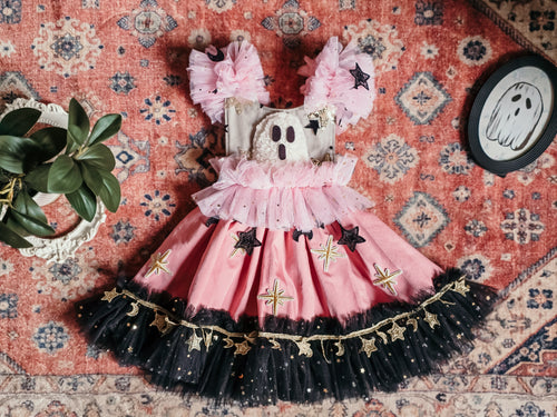 Pink ghostie dress ✨️RTS✨️ 6-12M