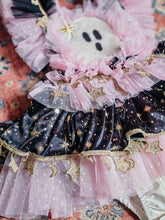 Pink & black sparkle ghostie romper ✨️ RTS✨️ 2-3Y