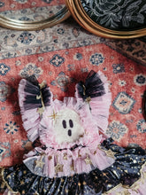 Pink & black sparkle ghostie romper ✨️ RTS✨️ 2-3Y