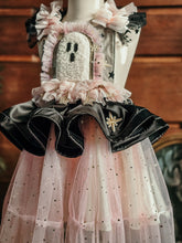 Pink & black ghostie dress ✨️RTS✨️ 3-4y