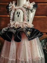 Pink & black ghostie dress ✨️RTS✨️ 3-4y