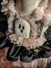 Pink & black ghostie dress ✨️RTS✨️ 3-4y