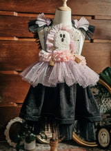 Pink and black ghostie dress ✨️RTS✨️ 4-5y