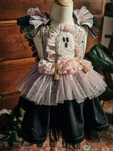 Pink and black ghostie dress ✨️RTS✨️ 4-5y