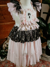 Light pink and black ghostie dress ✨️RTS✨️ 4-5y