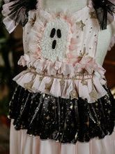 Light pink and black ghostie dress ✨️RTS✨️ 4-5y