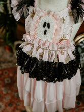 Light pink and black ghostie dress ✨️RTS✨️ 4-5y