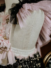 Light pink and black ghostie dress ✨️RTS✨️ 4-5y