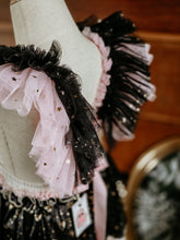 Light pink and black ghostie dress ✨️RTS✨️ 4-5y
