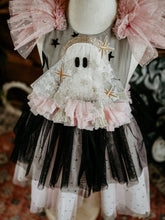 Pink & black ghostie dress ✨️RTS✨️ 5-6y