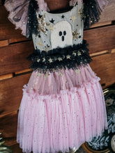 Pink & black ghostie dress ✨️RTS✨️ 10-12y