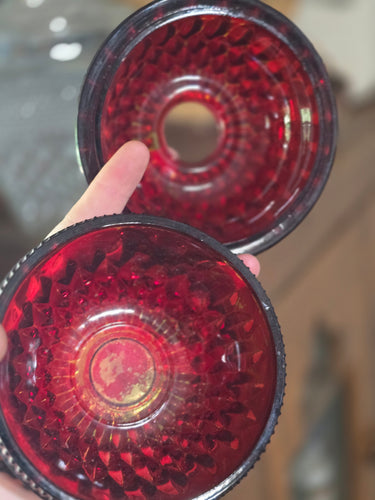 Red Vintage fairy lamp