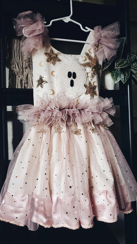 Pink & cream ghostie dress 7/8
