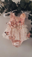 Blush floral butterfly romper