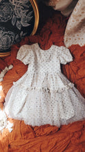 Gold dot twirl dress