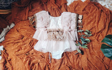 Peachy nude Boho romper