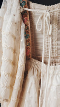 Cream boho dress with flowy sleeves