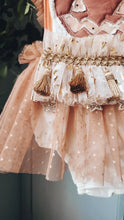 Retro sparkle pumpkin romper