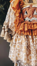 Daisy pumpkin romper