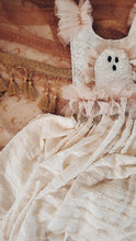 Cream & peach ghost dress