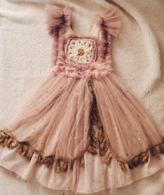 Retro granny square dress