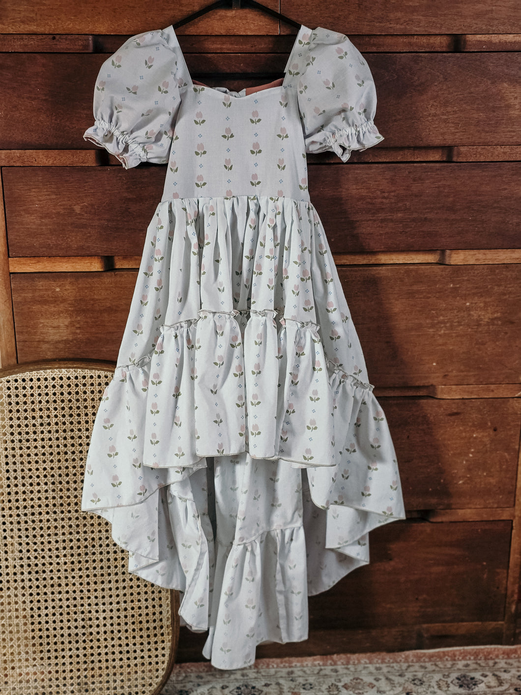 Ooak vintage tulip dress ✨️RTS✨️ 3/4