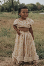 Rust & cream 70's daisy set