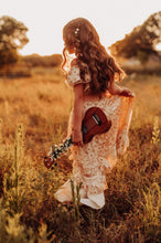 Rust & cream 70's daisy set