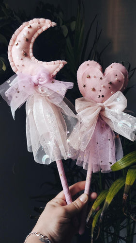 Moon & Heart magical wand