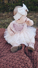 Valentines day beaded heart dress
