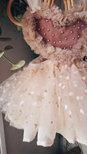 Valentines day beaded heart dress