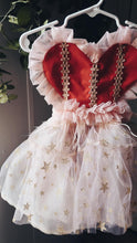 Red & pink heart dress