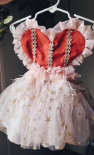 Red & pink heart dress
