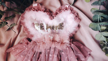 "BE MINE" feather heart romper ✨️OOAK✨️