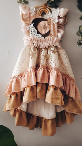 blush & mustard moon child dress