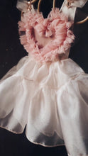 Layered blush heart romper